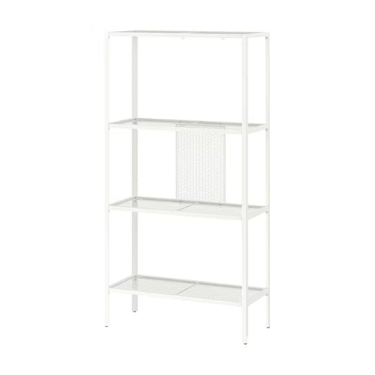 Wandregal - 4 Einlageböden - weiss