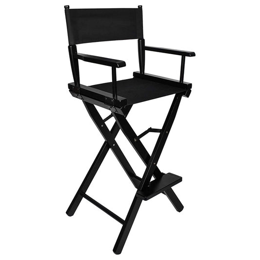 Regie- Make-up Stuhl "SIDNEY" - schwarz