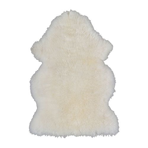 Schaffell - 100 x 60 cm - weiss