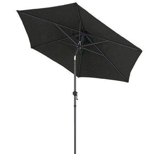 Sonnenschirm - Ø 200 cm - schwarz