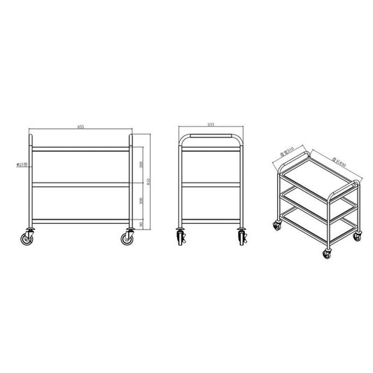 Servier- & Transportwagen