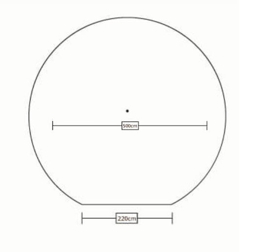 SIBLEY Rundzelt - 5 Meter