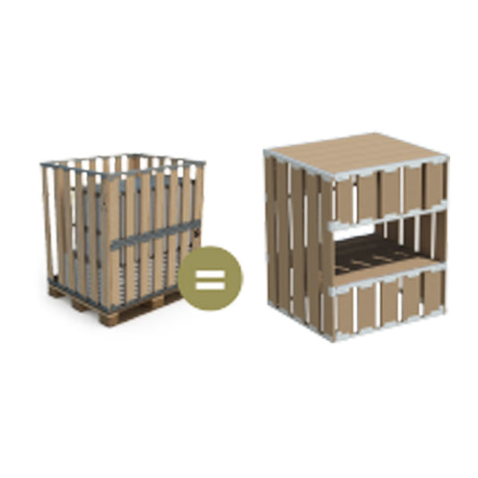 Stehtisch / Hochtisch white - 88 x 80 cm