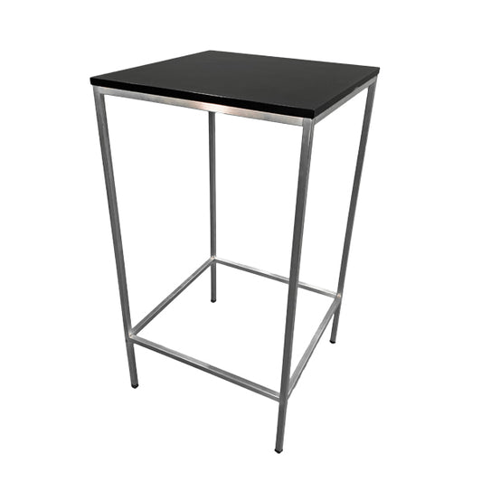 Stehtisch "Industrial" - 60 cm x 60 cm - schwarz