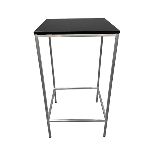 Stehtisch "Industrial" - 60 cm x 60 cm - schwarz