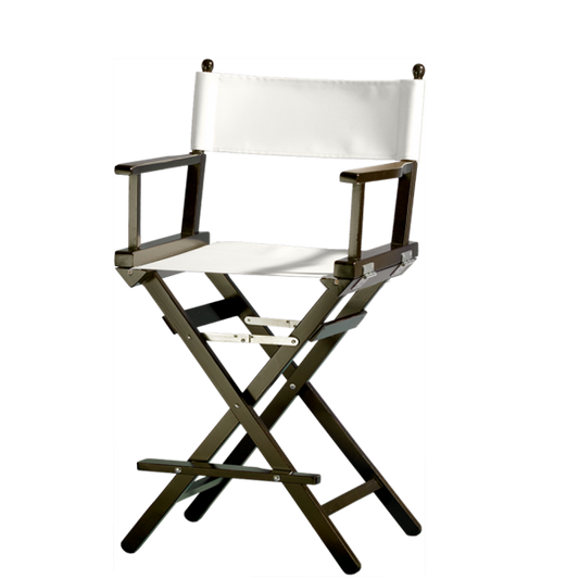 Regie- Make-up Stuhl "SIDNEY" - weiß