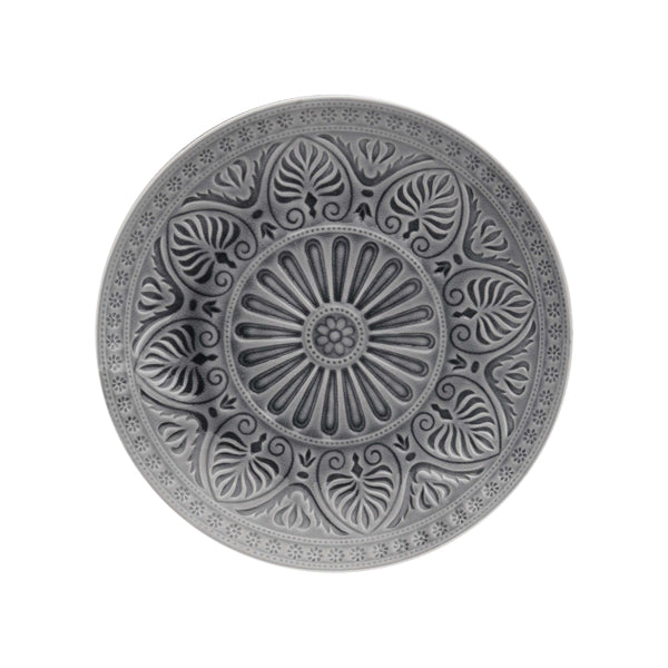 Speiseteller "Sumatra" - Ø 25 cm - grau