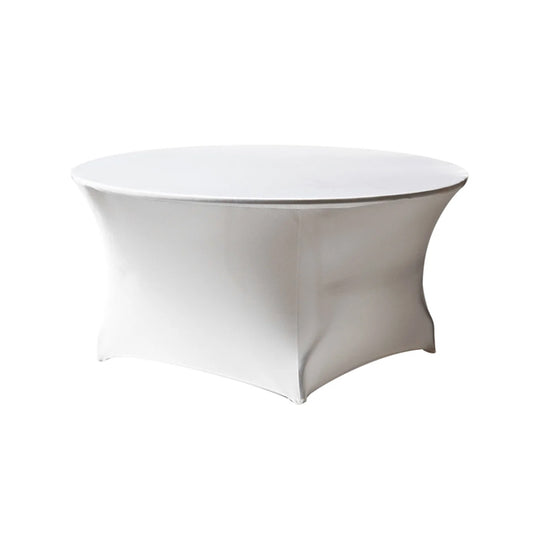 Tischhusse | weiss | Ø 183 cm