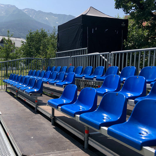 Layher Sitzplatz Tribüne - verschiedene Varianten