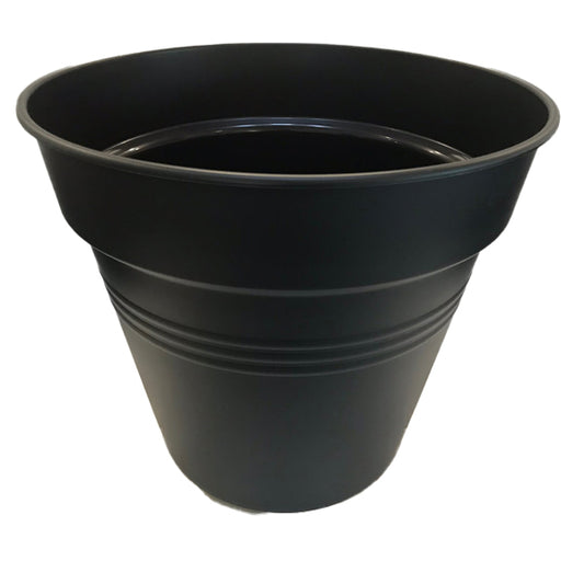 Übertopf DM 40/24 x H 39 cm - anthrazit