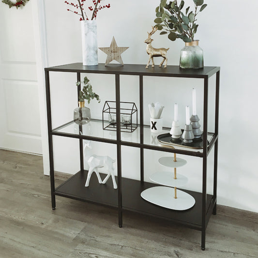 Wandregal / Sideboard - schwarz