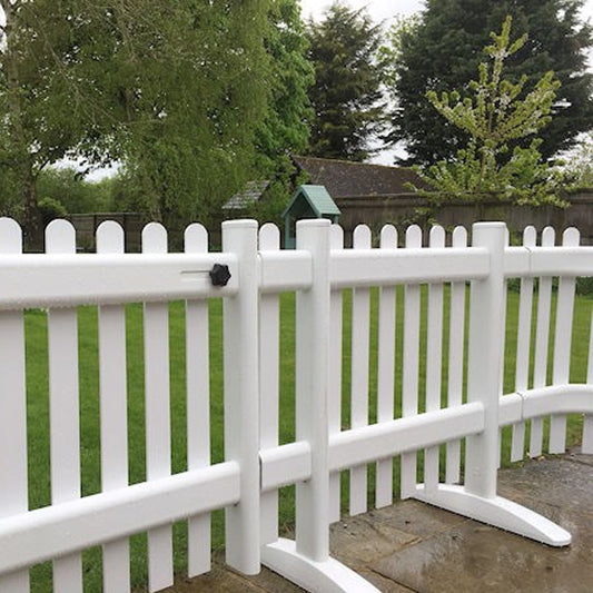 Mobilzaun aus Kunststoff