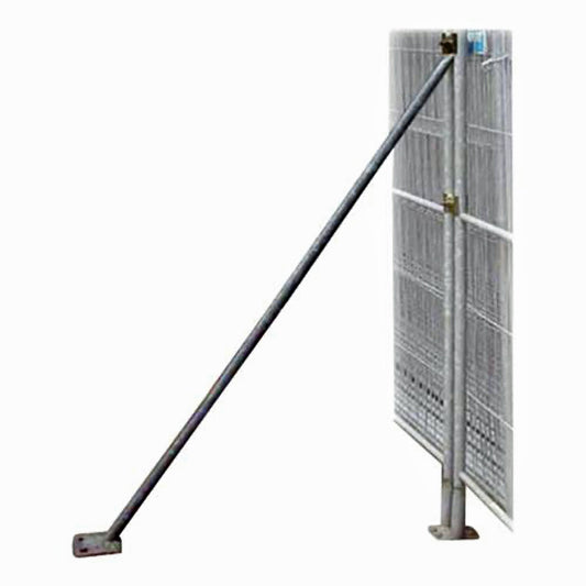 Stützstrebe für mobiles Zaunelement