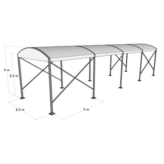 Walkway Grundelement - 2,50 x 5,00 Meter