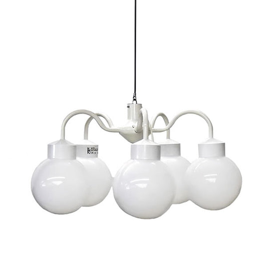 Zeltleuchte - 5 feste Arme mit Kugel