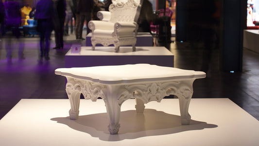 Loungetisch - Duke of Love - milky white