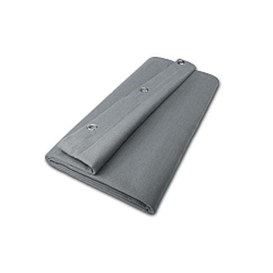 Vorhang Molton / grau - B 410 x H 150 cm