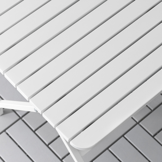 Tisch "Elsa" - 80 x 62 cm - weiß / klappbar