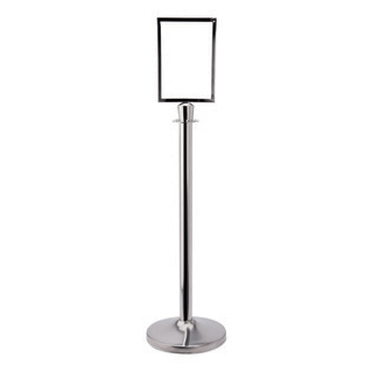 Info Tafel A4 für Absperrständer Classic Chrom