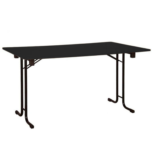 Rechtecktisch "Frank" - B 120 x T 80 cm - schwarz - klappbar