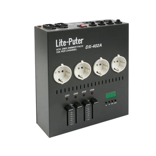 Dimmer Pack - Lite Puter DX-402 - 4 x 2000 Watt - manuell
