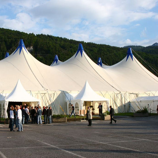 Zirkuszelt - 6 Master / 2 Reihen