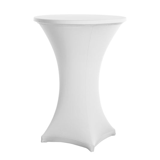 Stretch Husse für Stehtische Ø 80 cm / weiss