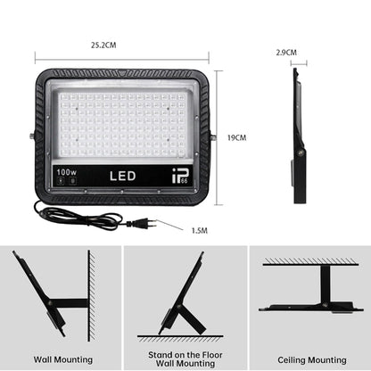 UV-Schwarzlicht Led Fluter - 100 W