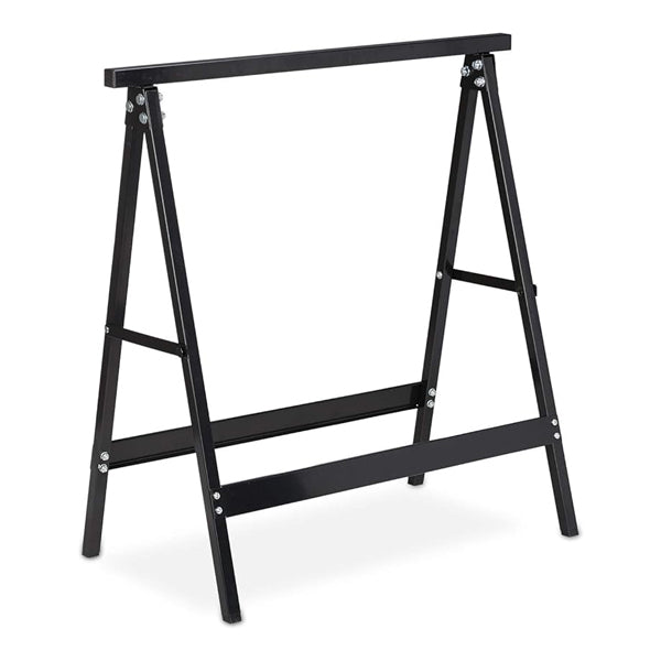 Klappbock schwarz - B 72 x T 40 - H 75 cm