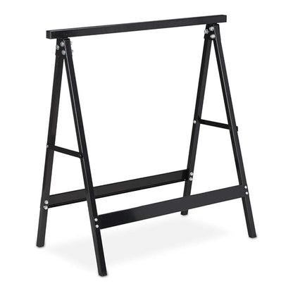 Klappbock schwarz - B 72 x T 40 - H 75 cm