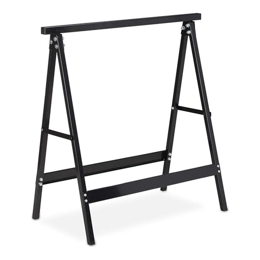 Klappbock schwarz - B 72 x T 40 - H 75 cm