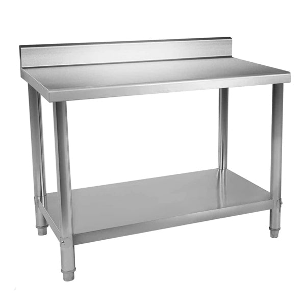 Edelstahl Arbeitstisch - 150 x 60 cm