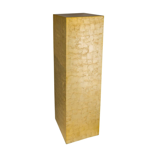 Galeriesockel / Dekosäule - gold - 30 x 30 x 100 cm