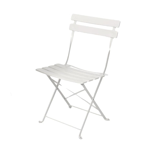 Gartenstuhl weiss - klappbar