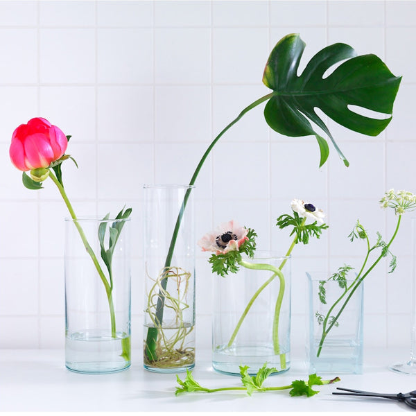 Glasvase "Cylindro" - Höhe 23 cm | Ø 10 cm