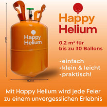Laden Sie das Bild in den Galerie-Viewer, Helium - Einweg Gasflasche ca. 0,14 m³