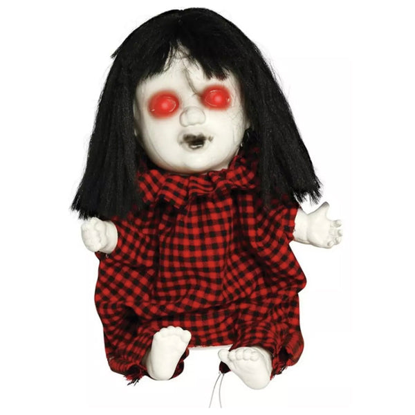 Kichernde und Hüpfende Horrorpuppe