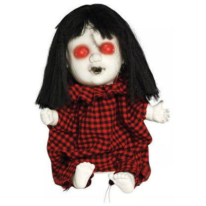 Kichernde und Hüpfende Horrorpuppe
