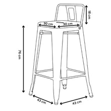 Laden Sie das Bild in den Galerie-Viewer, Barhocker &quot;Kosmi&quot; - Sitzhöhe 76 cm