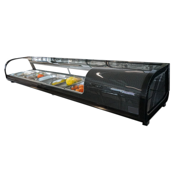 Kühlvitrine - Sushi-512 black