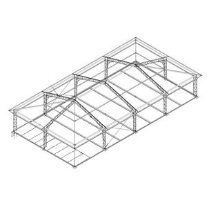 Orangerie Zelt 10 x 20 Meter