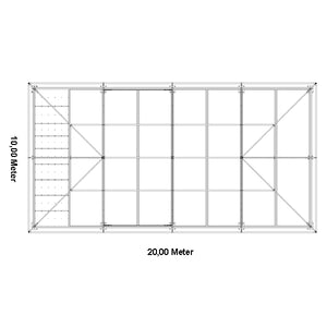 Orangerie Zelt 10 x 20 Meter