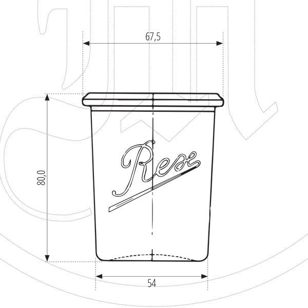 REX - Sturzglas 160 ml