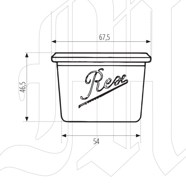 REX - Sturzglas 80 ml