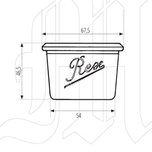 REX - Sturzglas 80 ml