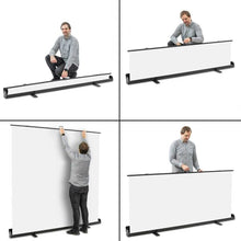 Laden Sie das Bild in den Galerie-Viewer, Aufprojektions Roll-Up Leinwand B 165 x H max. 220 cm - Diagonale 275 cm