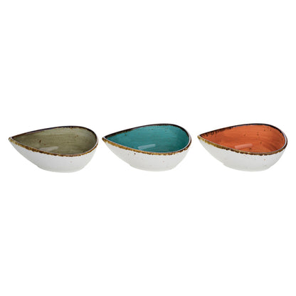 Schale tropfenförmig "Brisbane" 120 mm x 70 mm - H 45 mm | grün