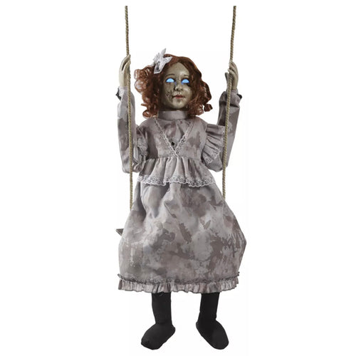 Schaukelnde Scary Doll