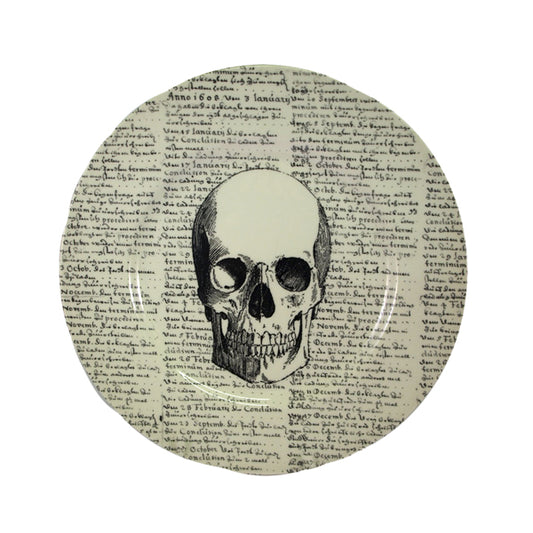 Platzteller "Skull with Script" - Ø 28 cm