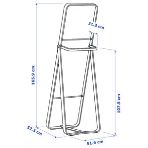 Standspiegel - H 167 x B 52 x T 53 cm - Esche